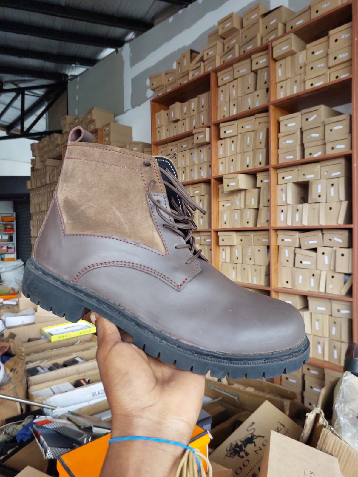 Kioo Ngozi Dark tan - Sentinel boot