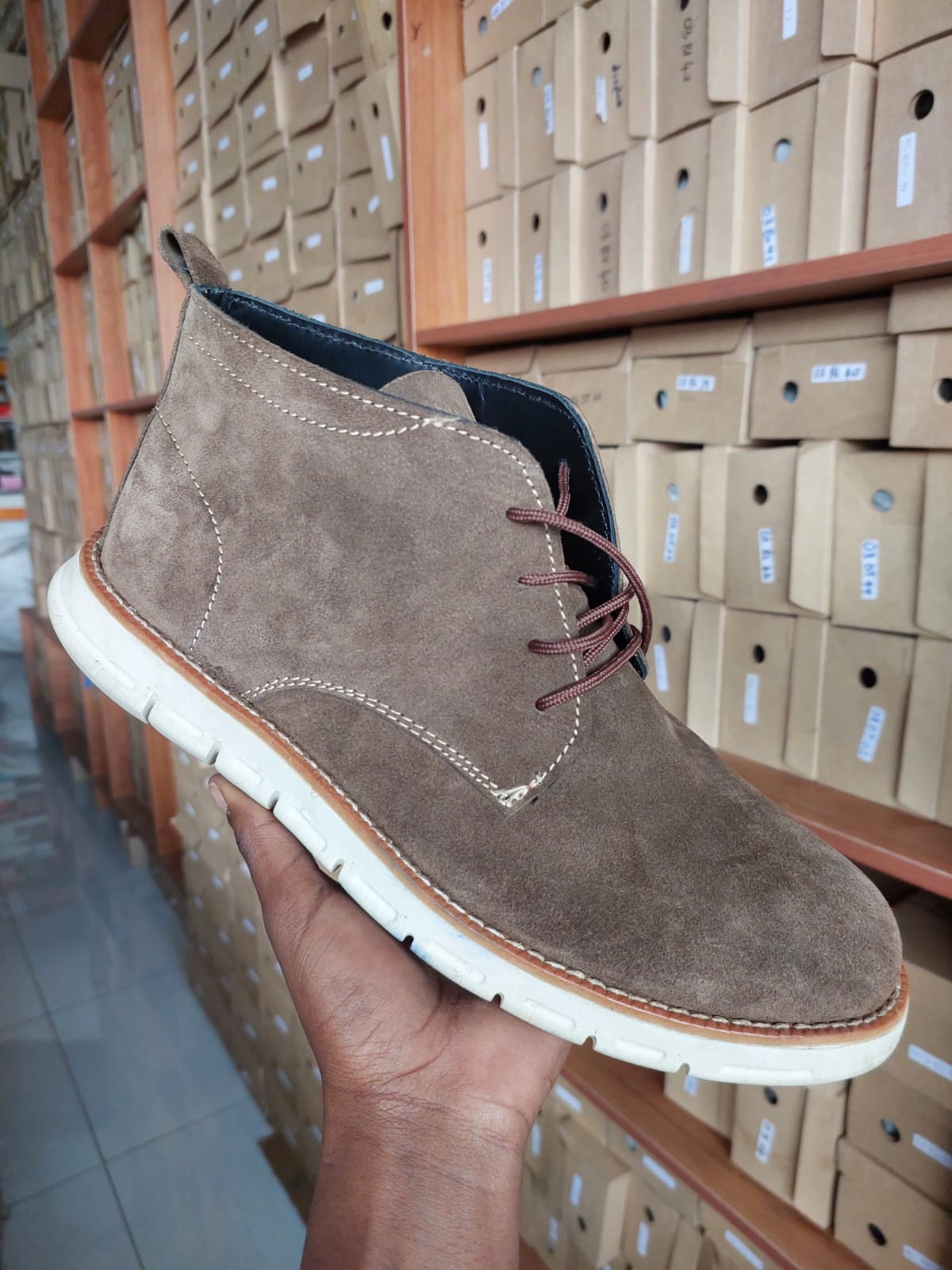 Kioo Ngozi Light Brown - Apex boot