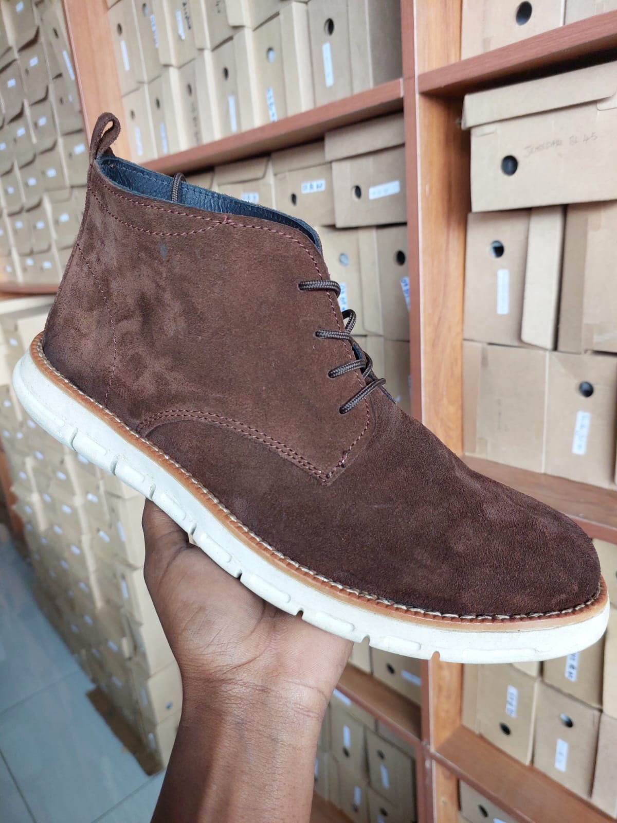 Kioo Ngozi Dark Brown - Apex boot