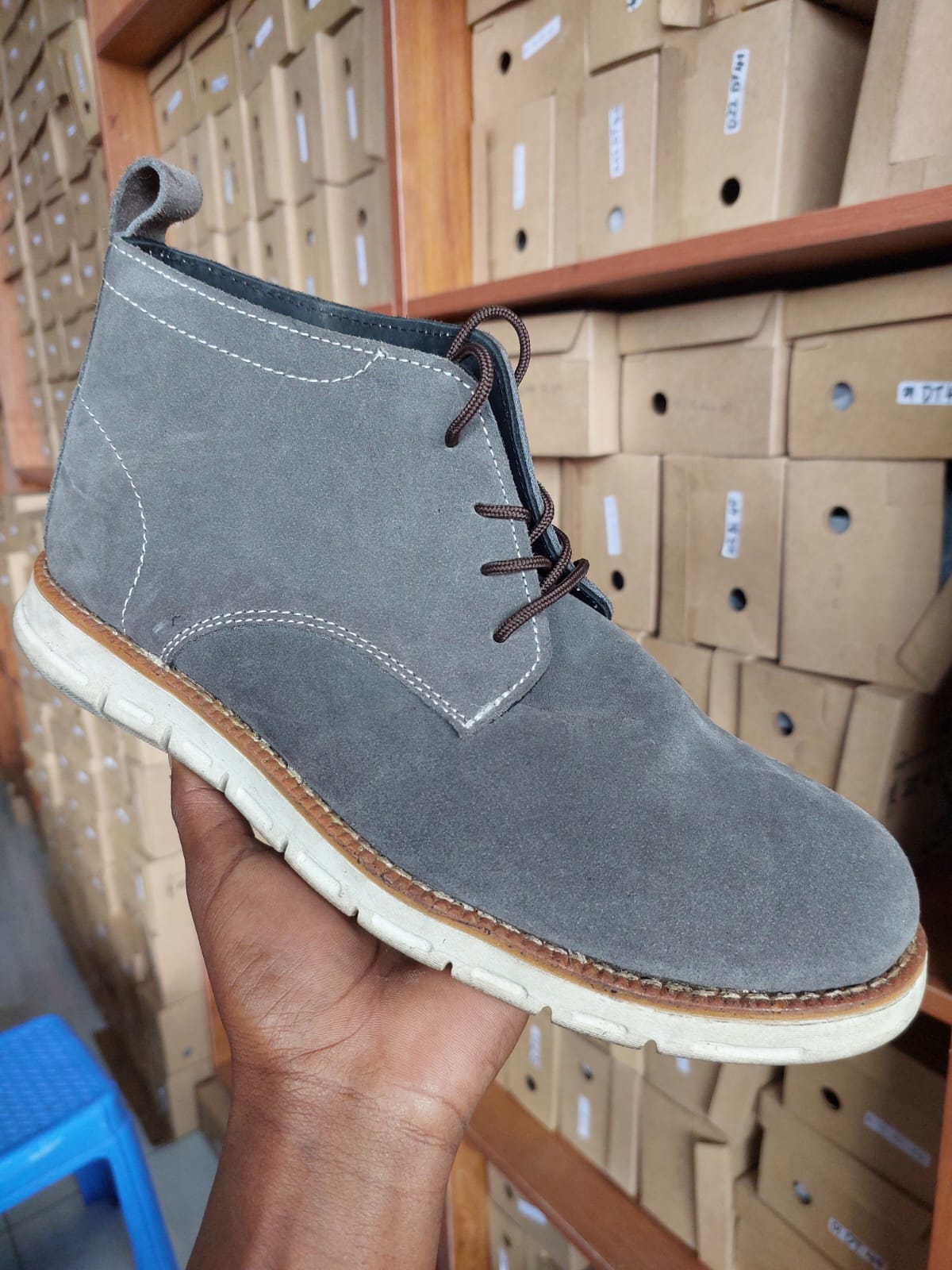 Kioo Ngozi Dark Grey - Apex boot