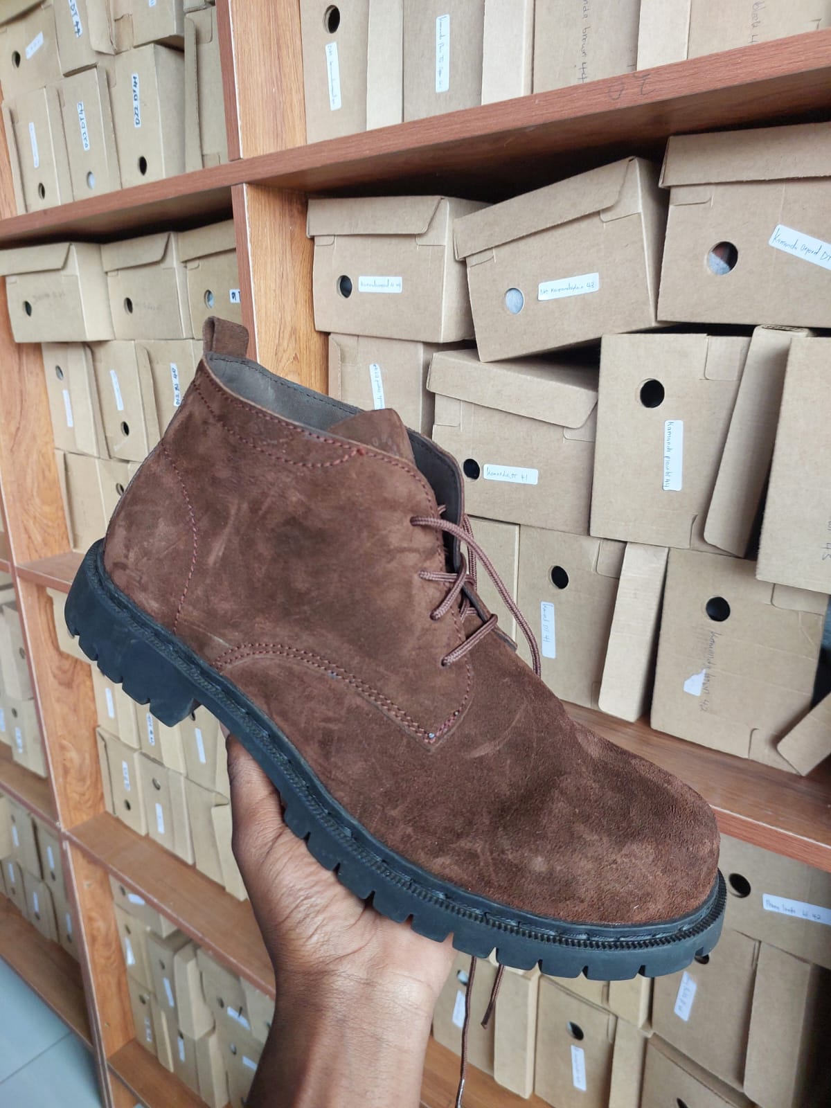 Kioo Ngozi Dark brown - Terrain boot