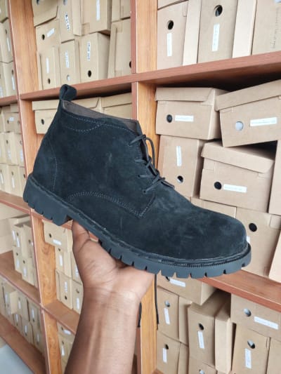 Kioo Ngozi Black - Terrain boot