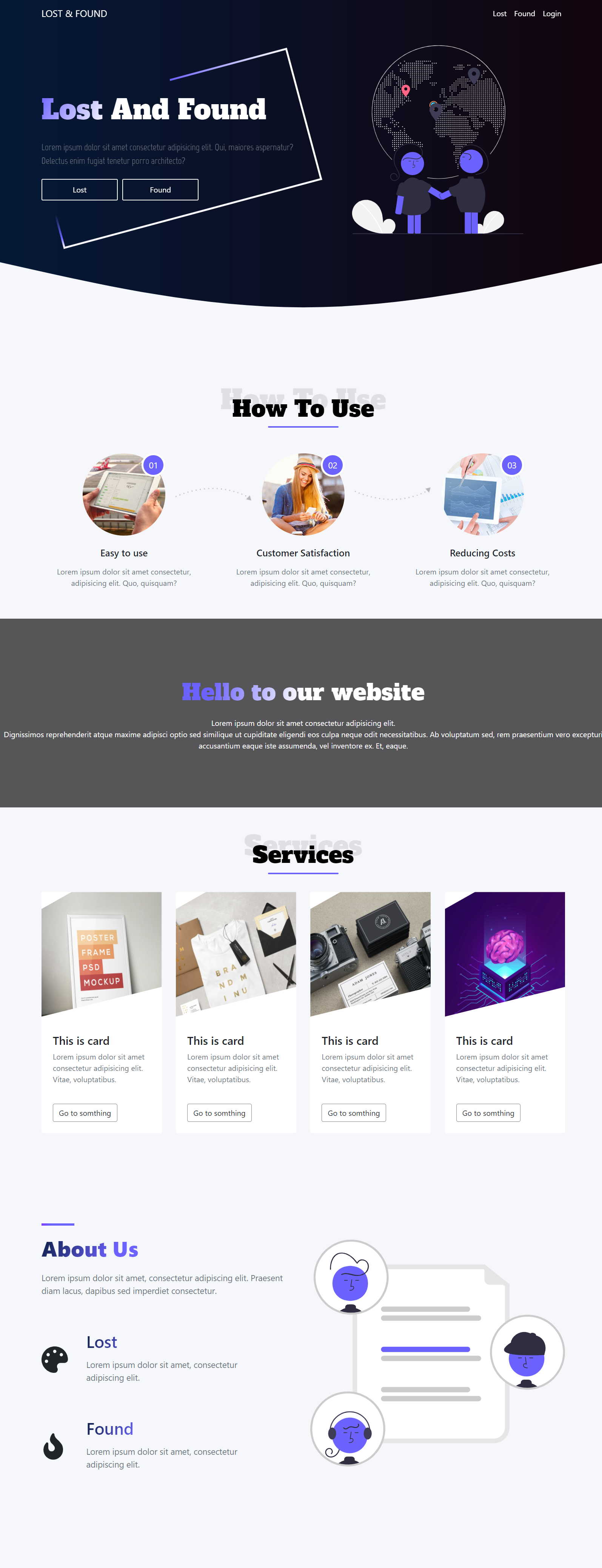 GitHub - MohamedWalid0/lost-and-found-system: Lost and found system is ...