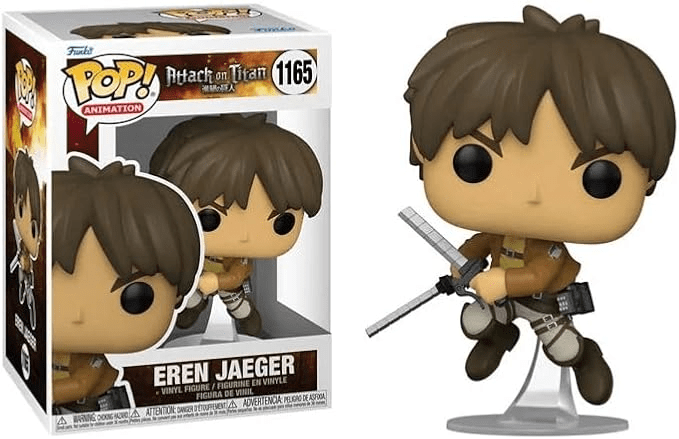 Funko Attack On Titan Season 3 Eren Yeager + ToyBop Protector: Pop! Animation Vinyl Figure (Gift Set Bundled with ToyBop Brand Box Protector Collector Case)
