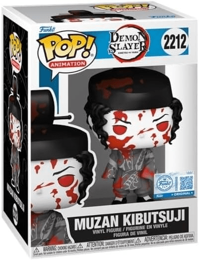 Funko Pop! Animation: Demon Slayer - Muzan Kibutsuji (Bloody) Vinyl Figure #2212 - Special Edition