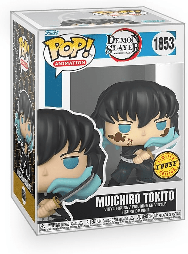 Funko Pop! Animation: Demon Slayer - Muichiro Tokito (Marked Chase Variant) Vinyl Figure with Pop Protector.