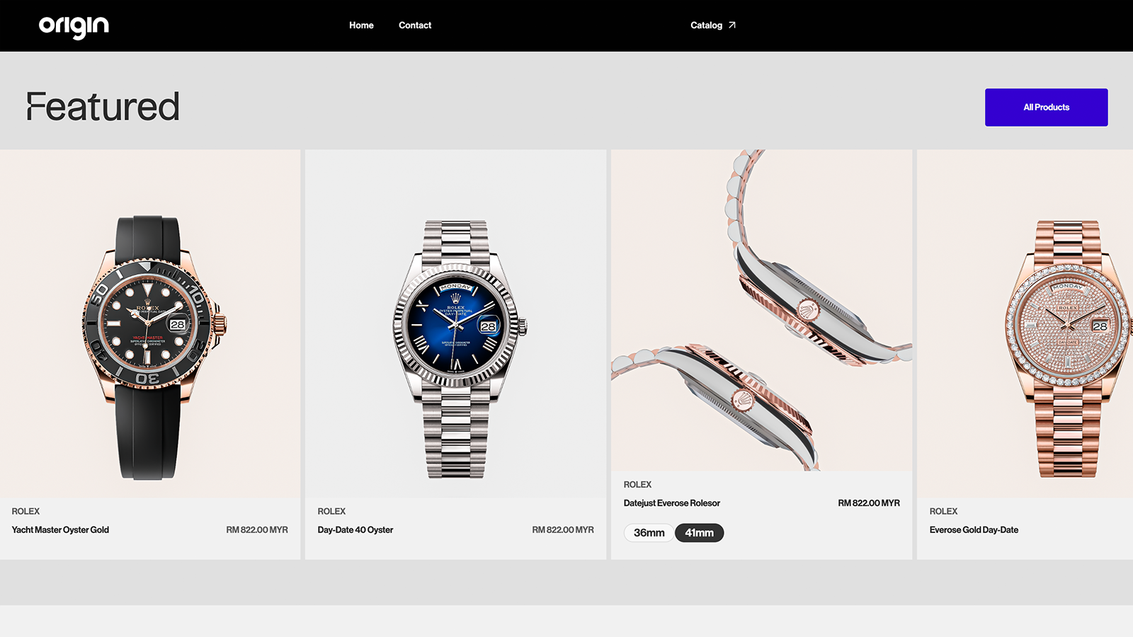 Website after optimization
