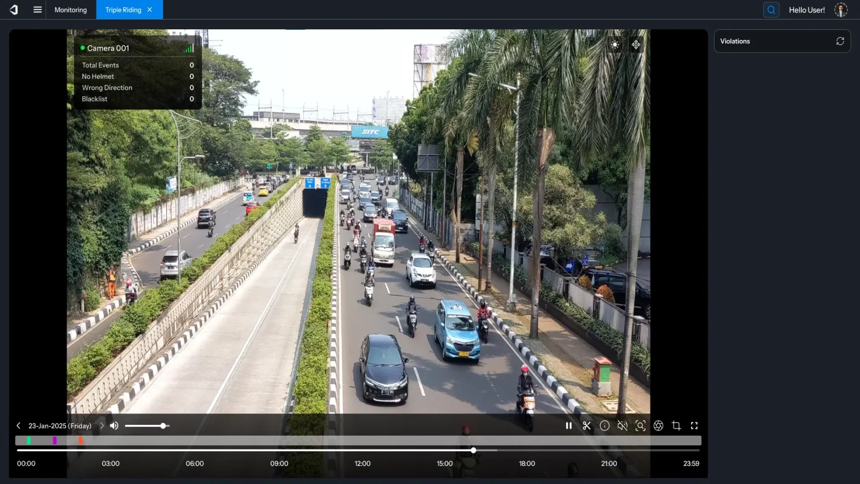 Live vehicle observation feed