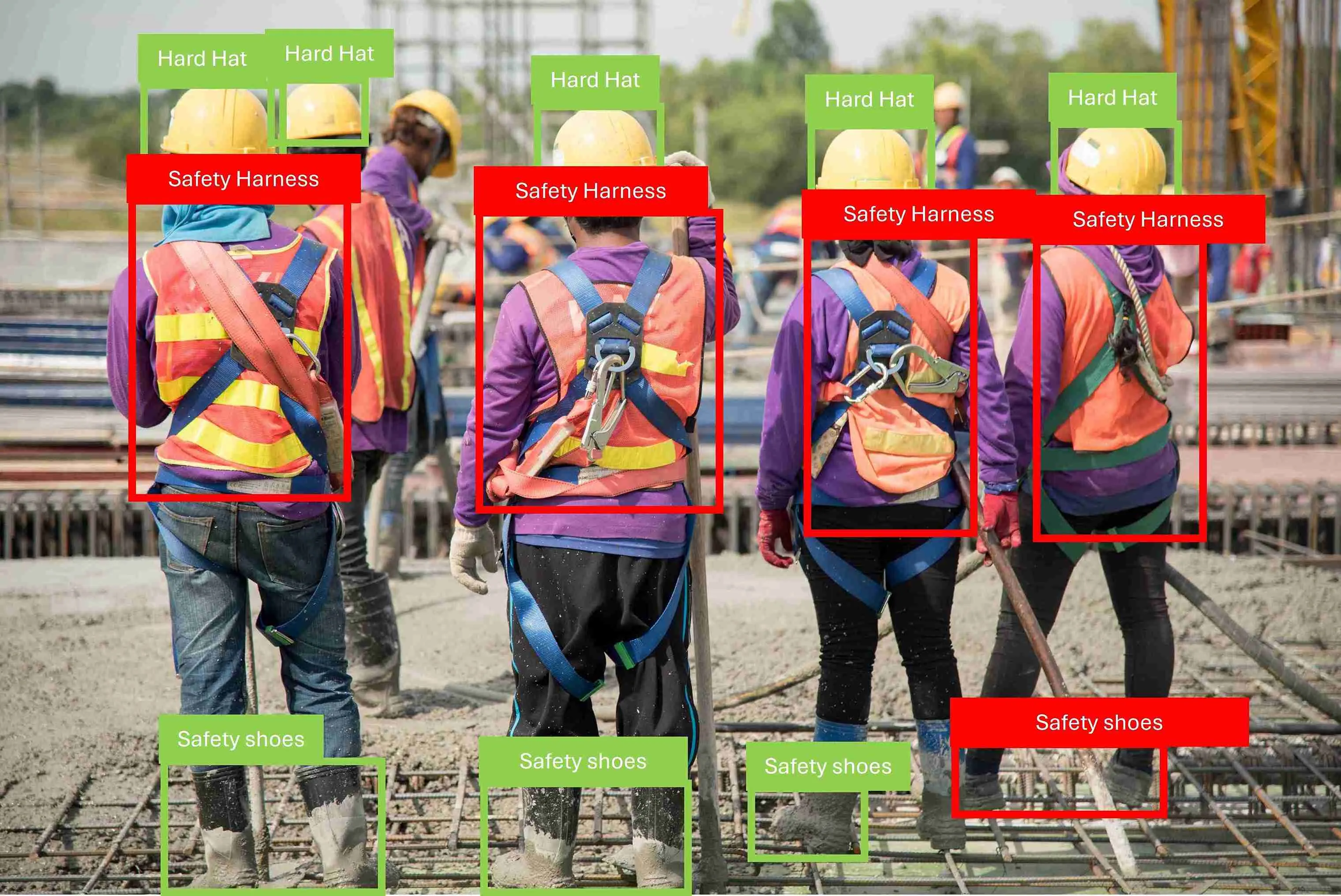 Construction site security monitoring
