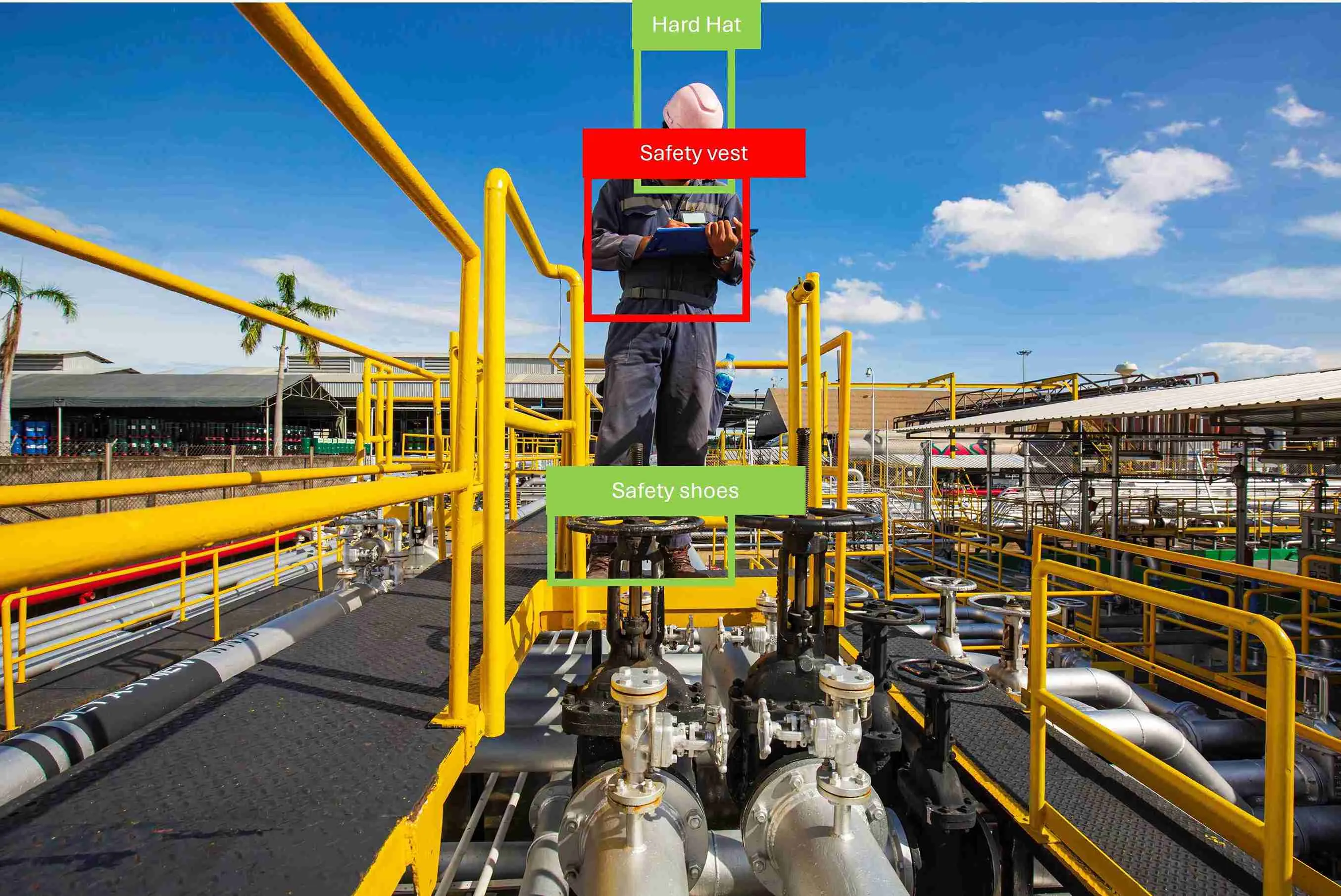Construction site security monitoring