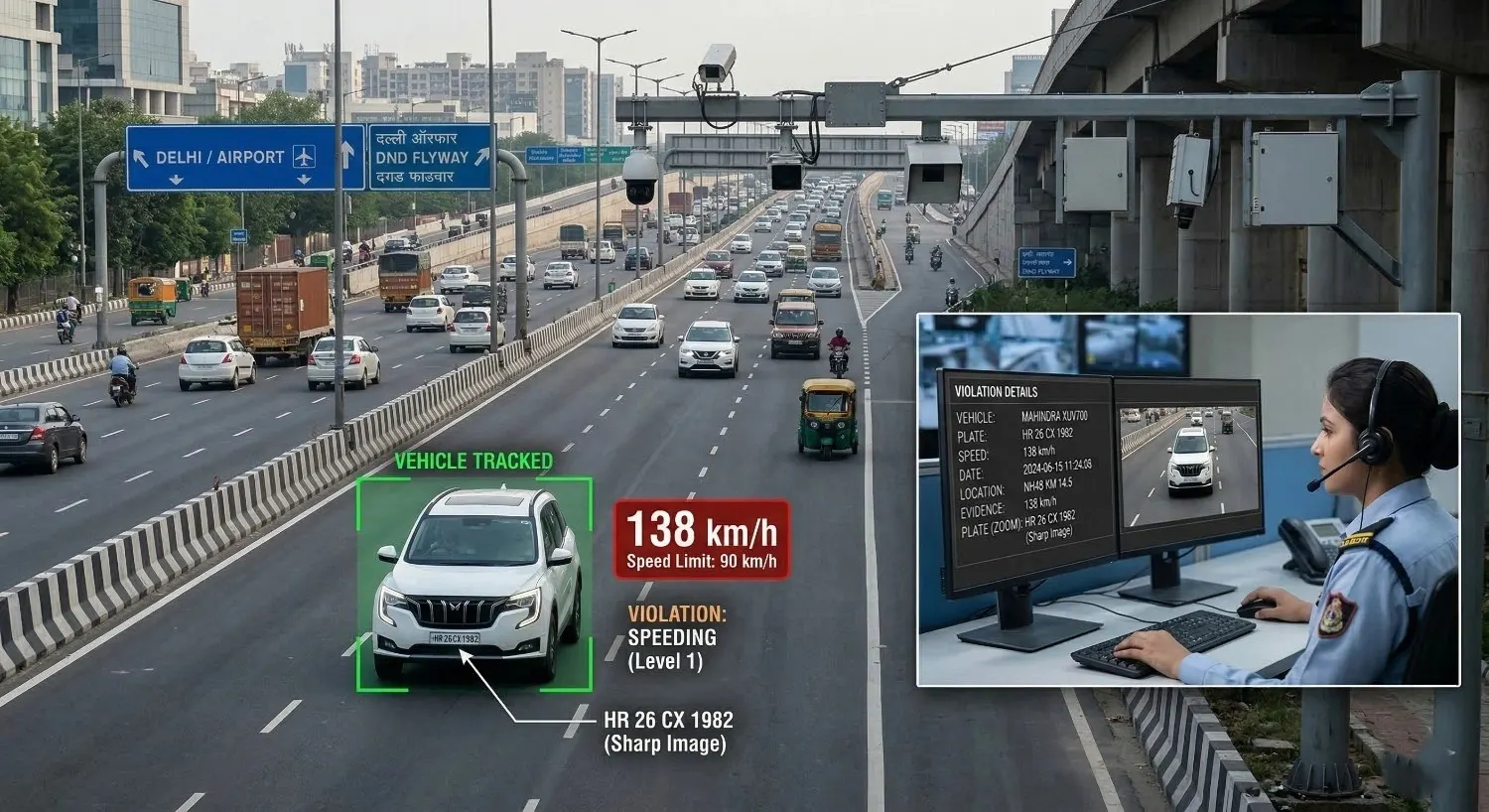 ANPR vehicle detection process