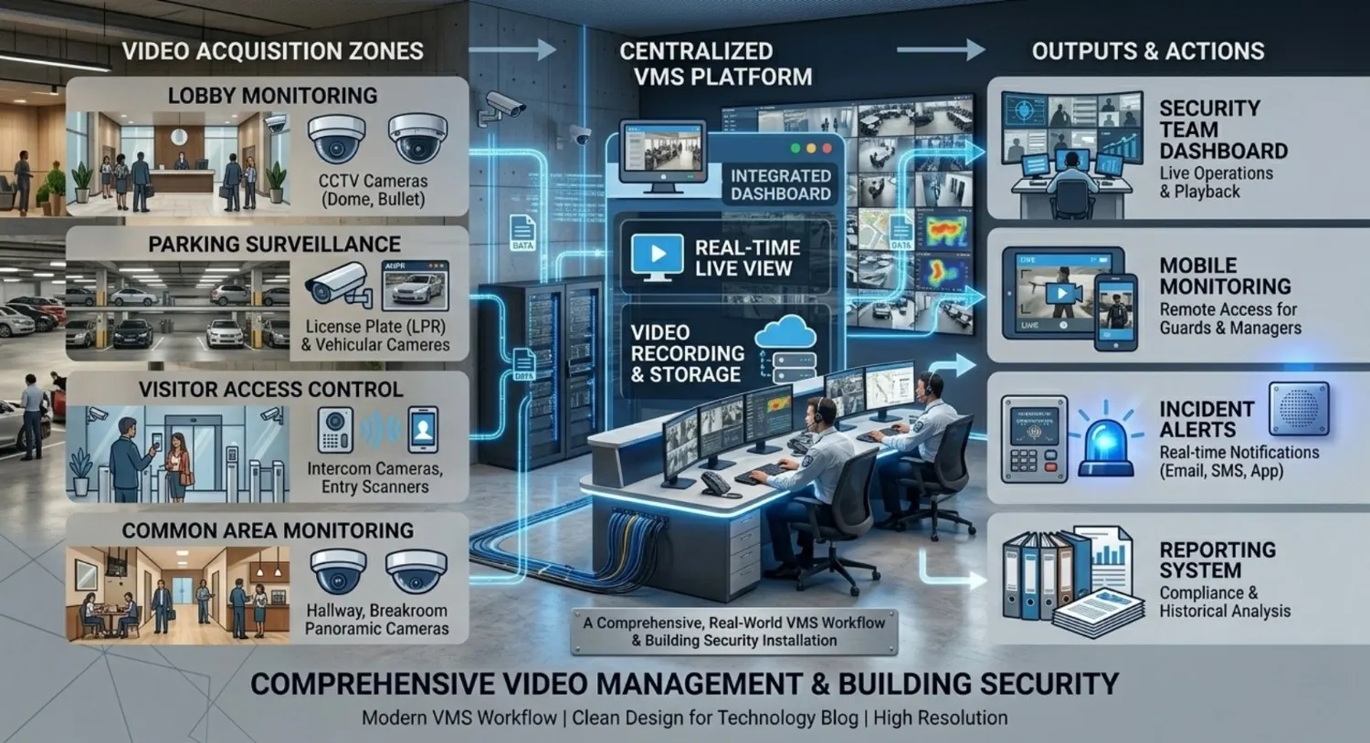 Commercial Building VMS Process Flow