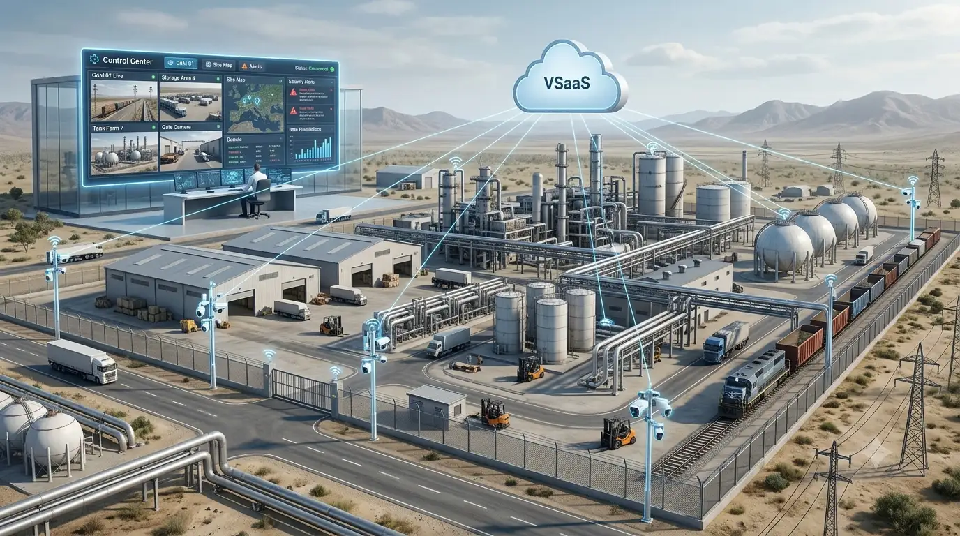 Remote industrial site monitoring