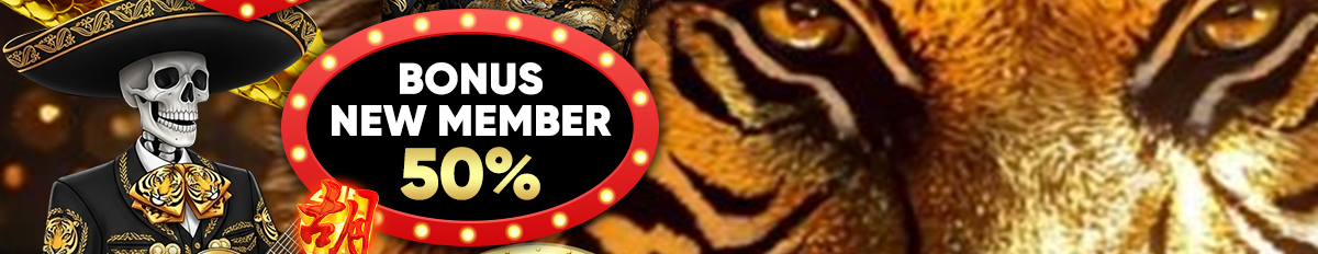 BONUS NEW MEMBER 50%