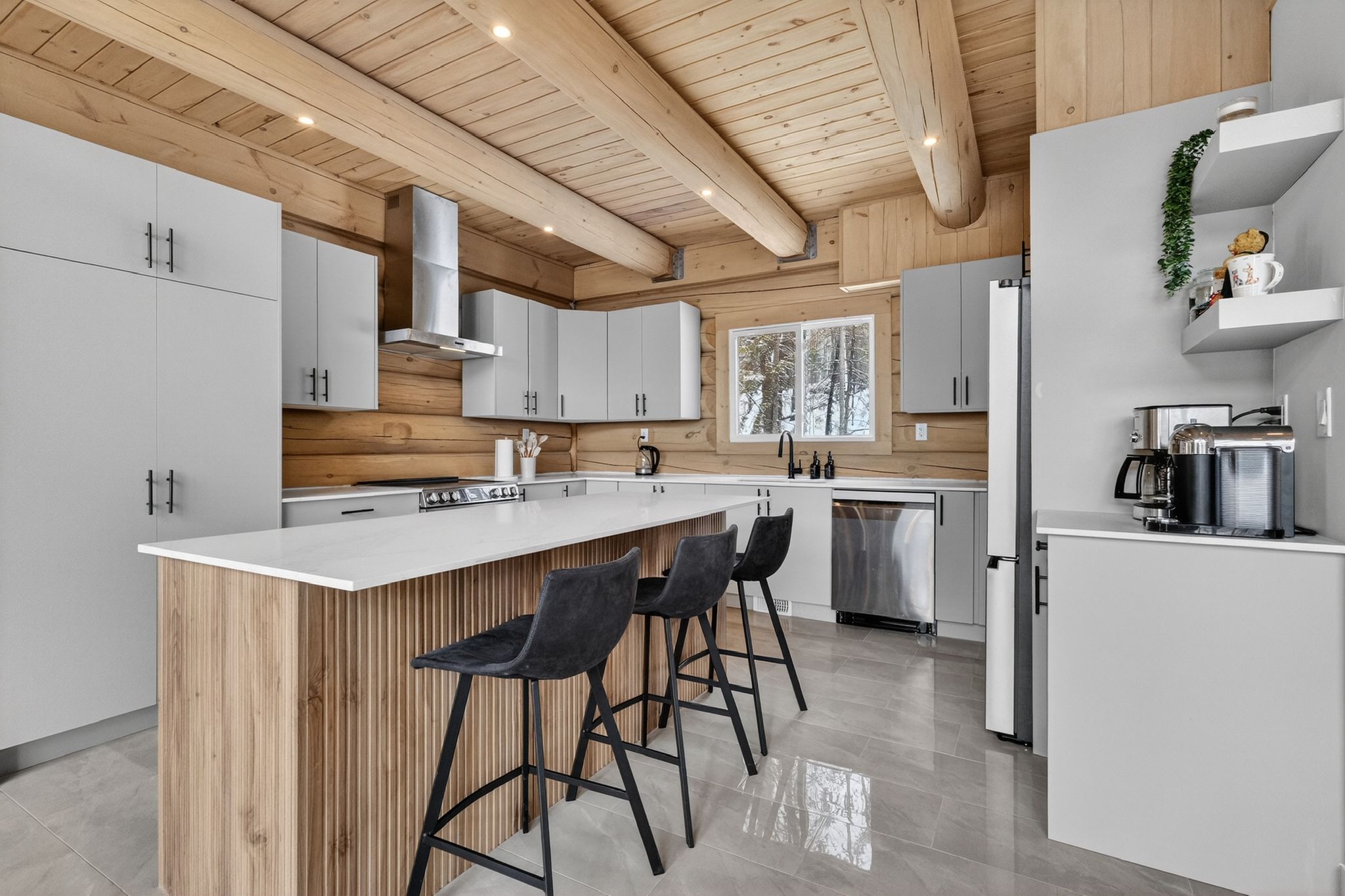 Kitchen dining view