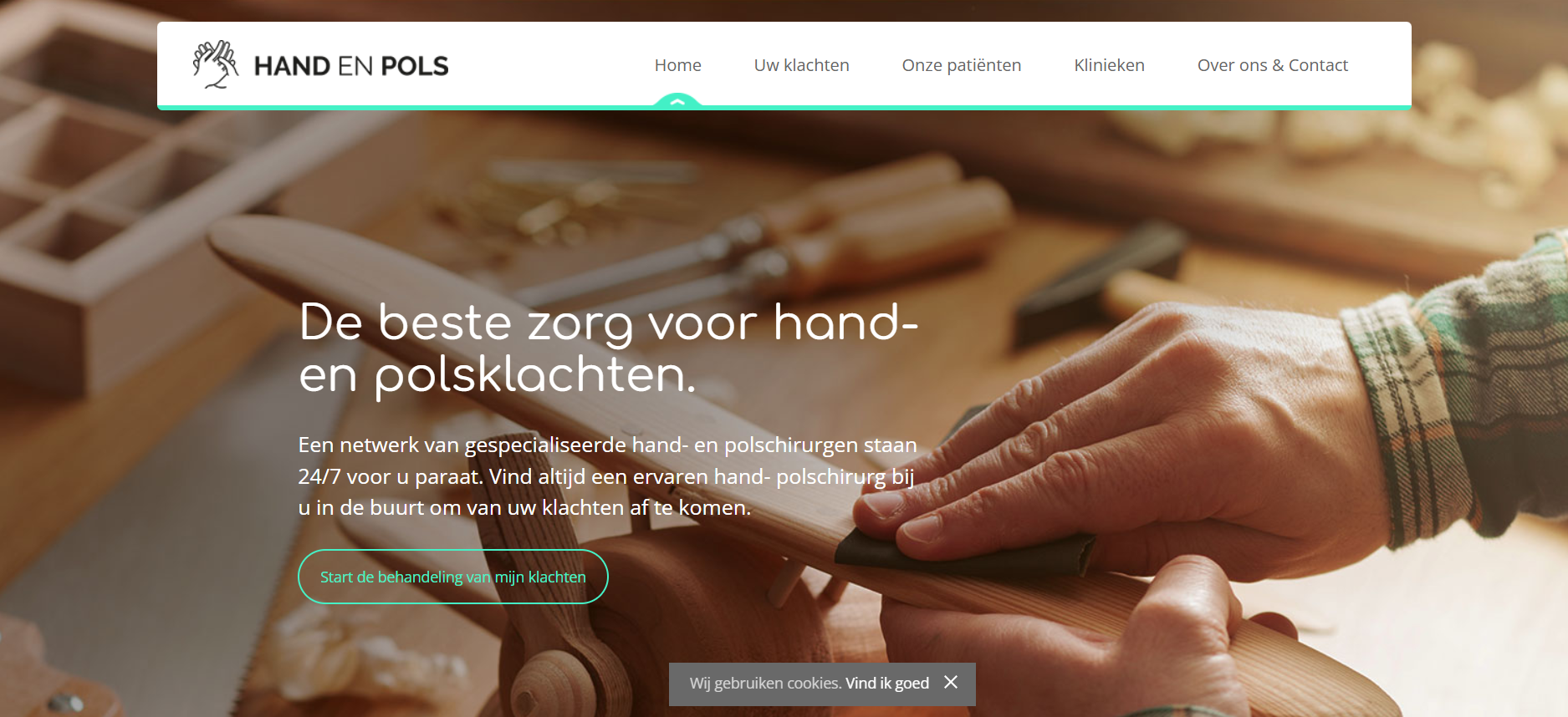 HandenPols - Healthcare Service Platform - project screenshot by Ali Hamza