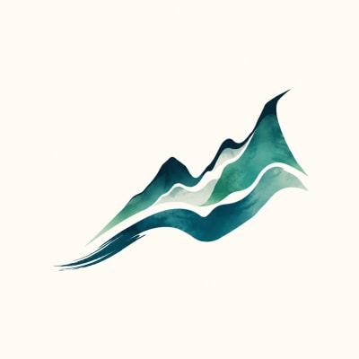 청록산수 브랜드 마크