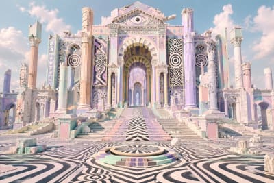 Pastel Optic Ruins