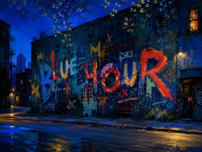 Blue Hour Scrawls