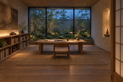 Moss at Dusk — 어스름의 이끼 서재