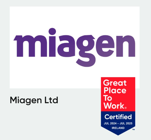 Miagen Certified as Great Place to Work