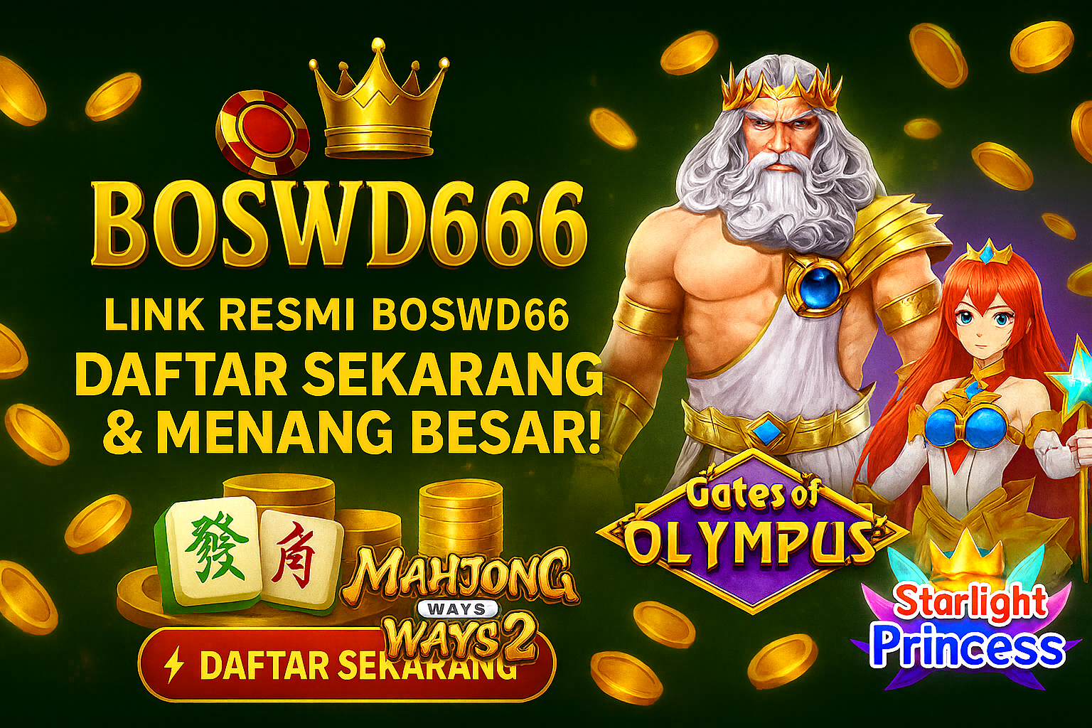 Banner BOSWD666 — Event & Komunitas Slot Online 2025