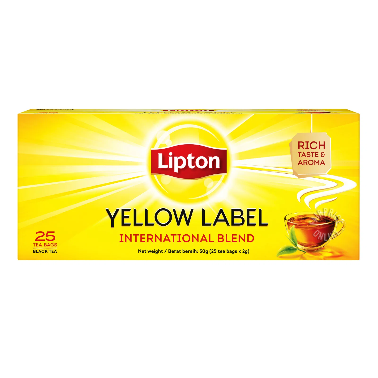 Lipton Yellow Label Tea 50g x 25 Bags