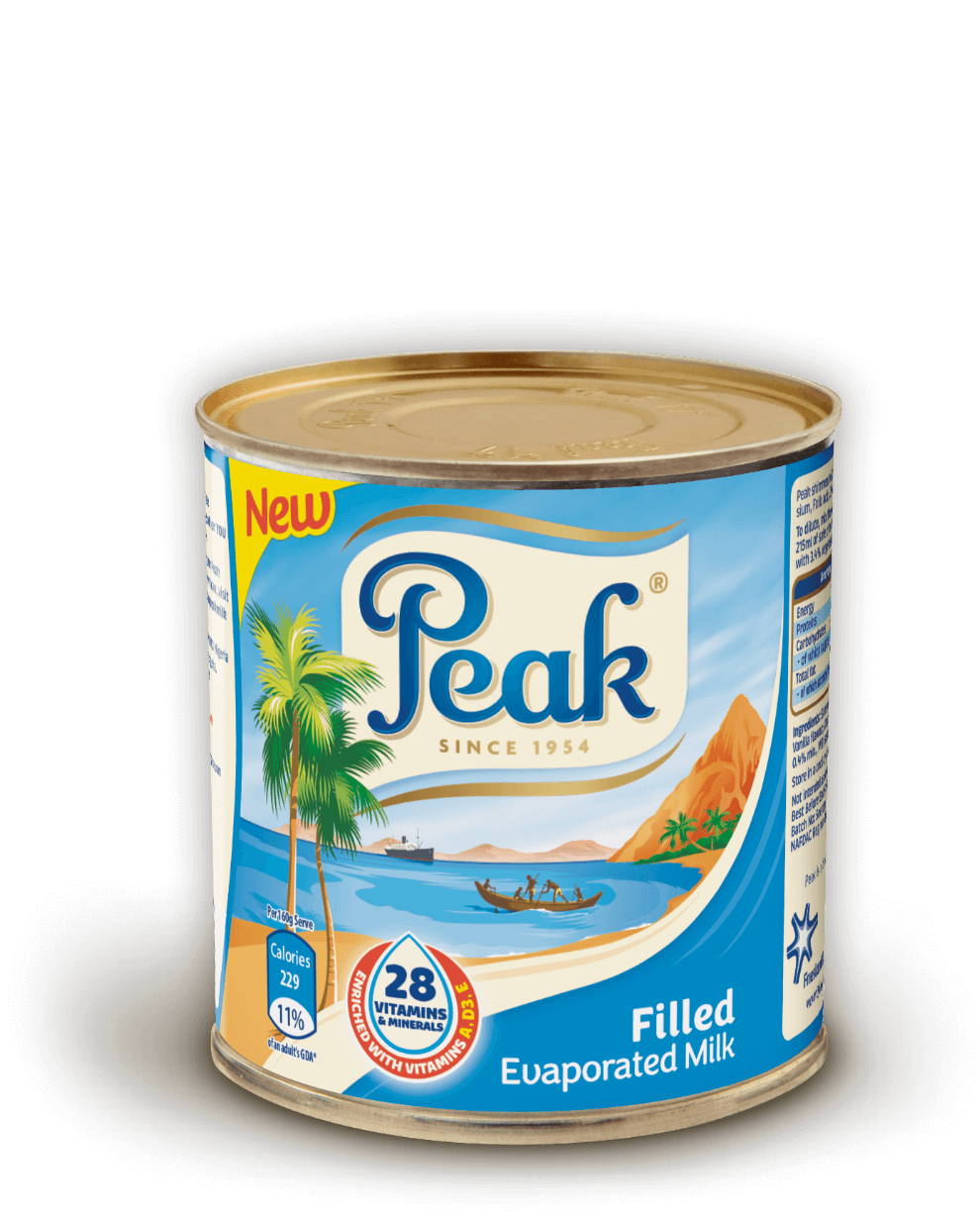 Peak Filled Evaporated Milk Tin 150g