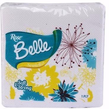 Rose Belle Serviette 2 Ply 48