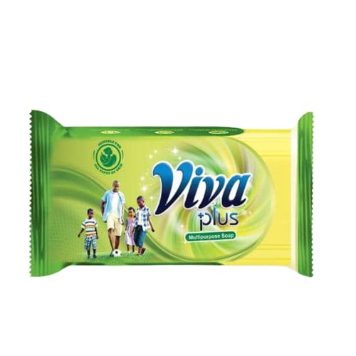 Viva Plus Multi-Purpose Bar Soap Yellow 250g