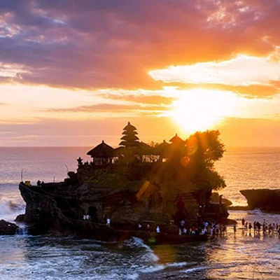 Tanah Lot Temple Sunset