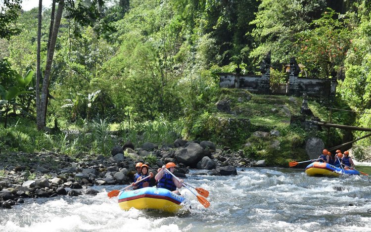 Mount Agung View from River