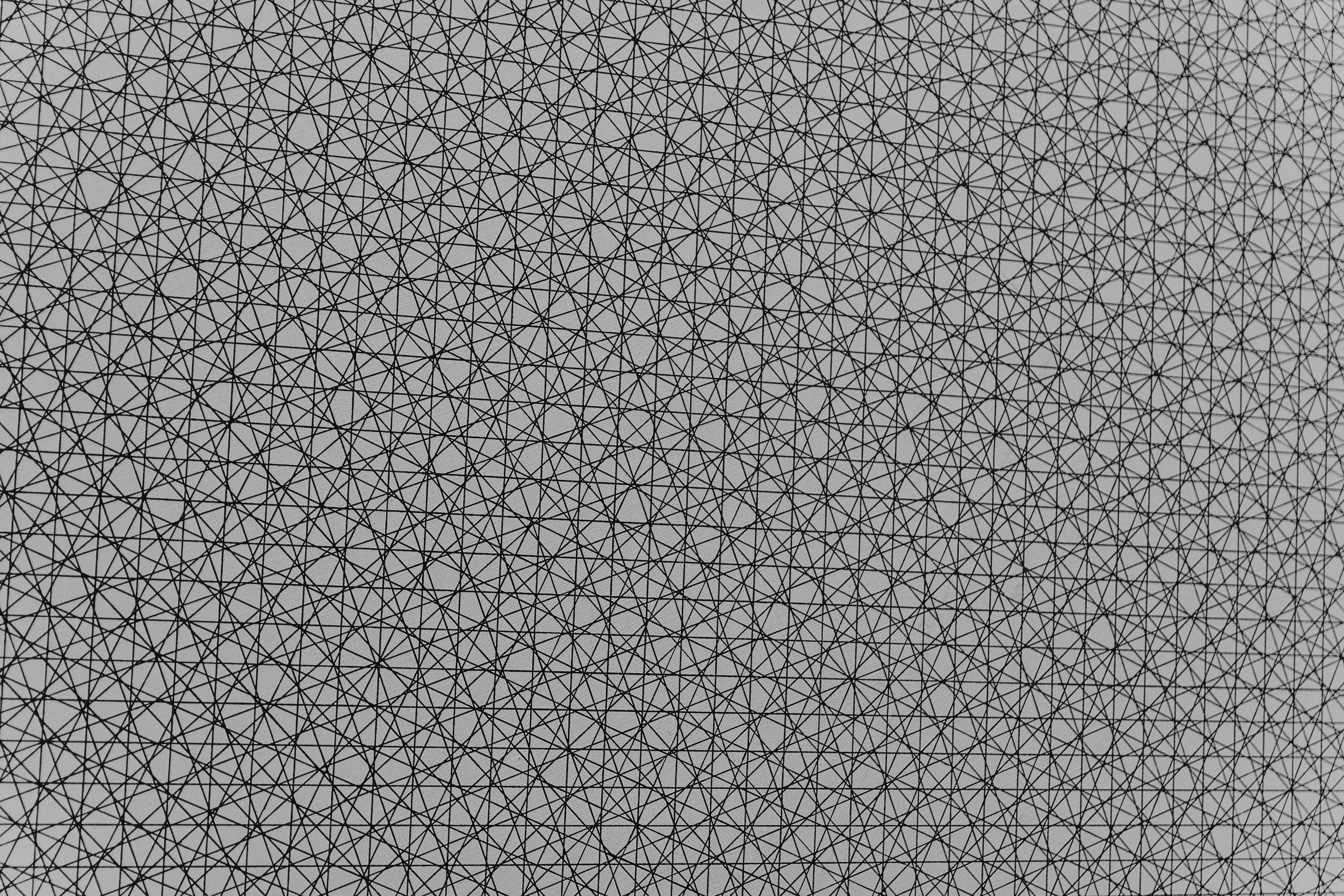 Abstract geometric line pattern