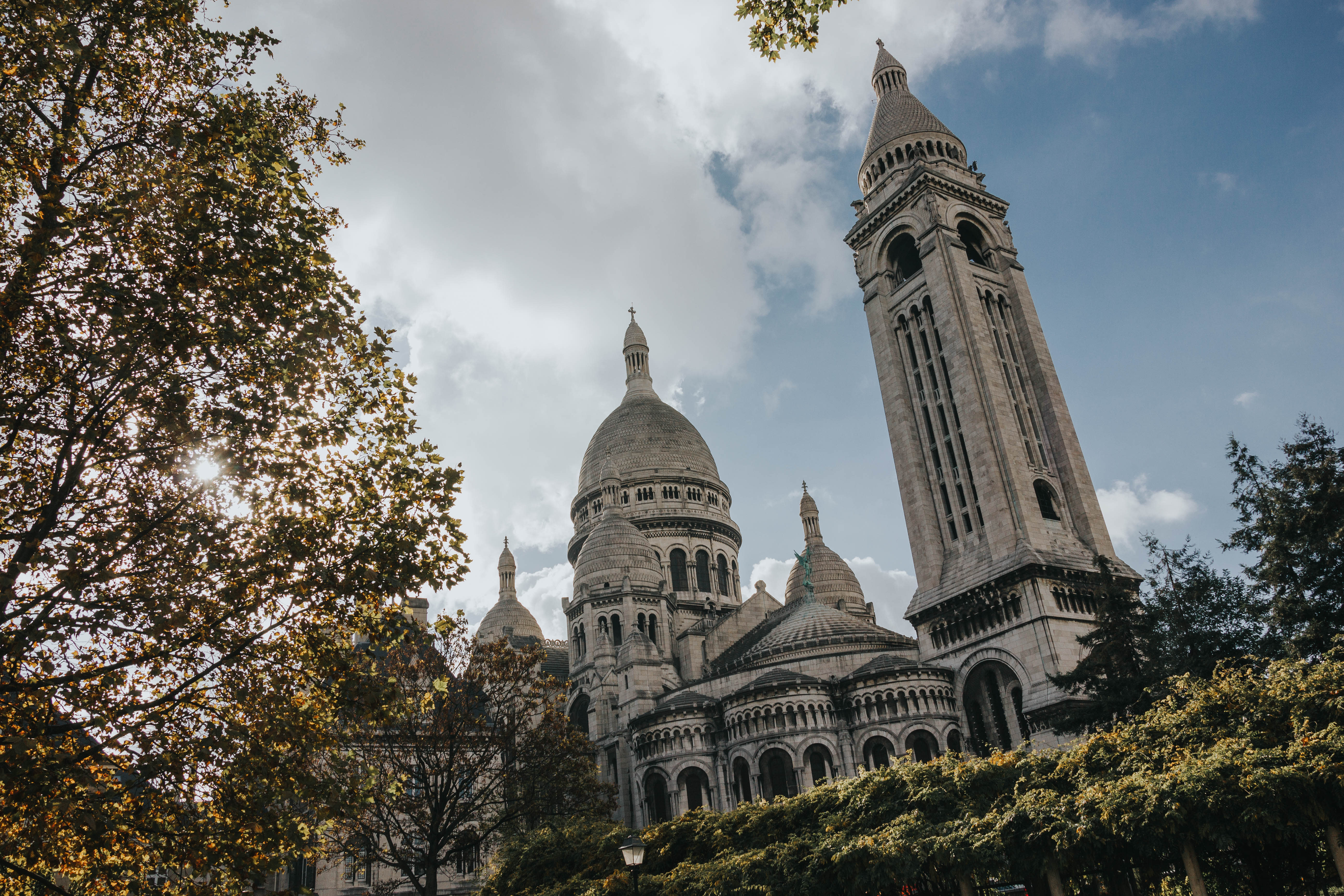 Sacre-Coeur Temple from behind