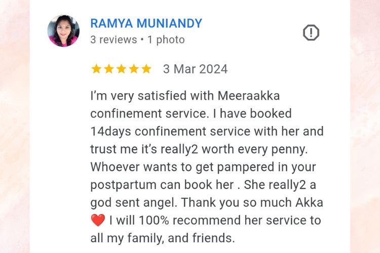 Meera Massage Therapist and Confinement Care