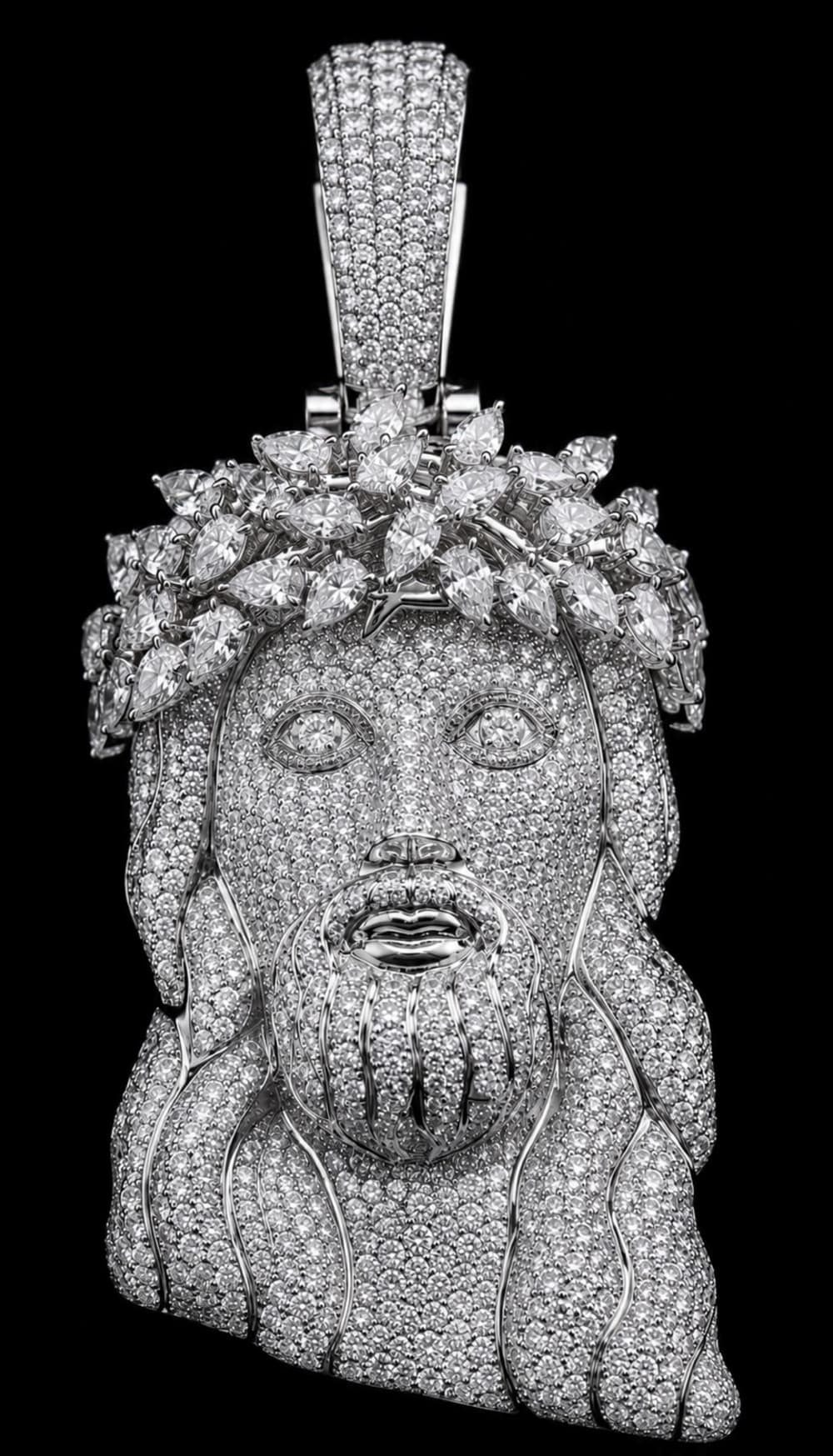 The White Gold Jesus Piece