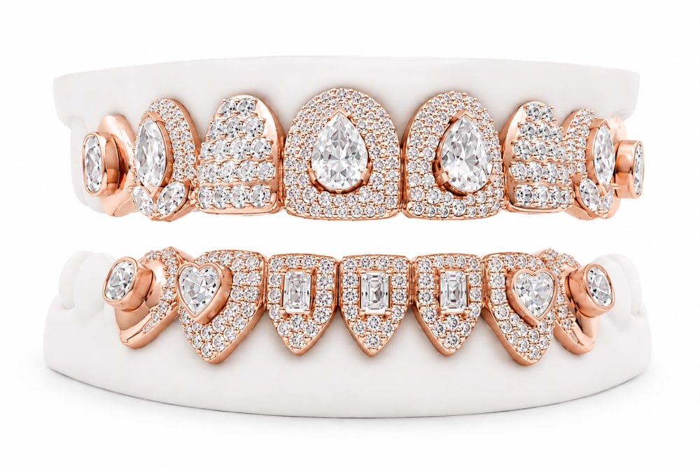 Iced Pharaoh Grillz · Rose