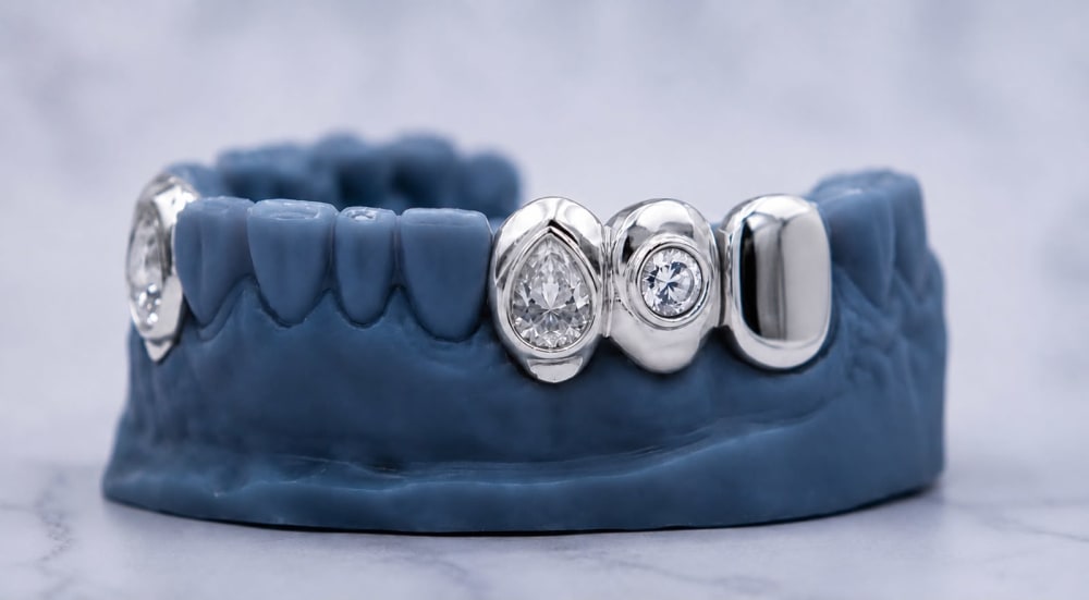 Bezel Open-Face Grillz · Yellow