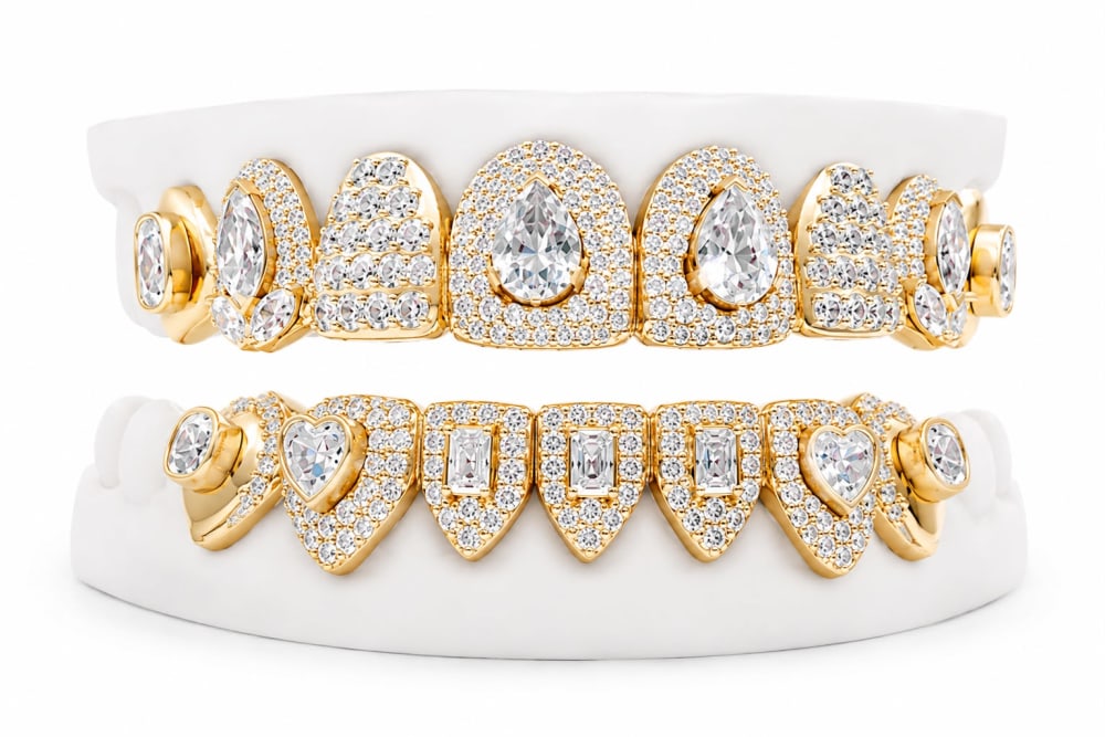 Iced Pharaoh Grillz · Yellow