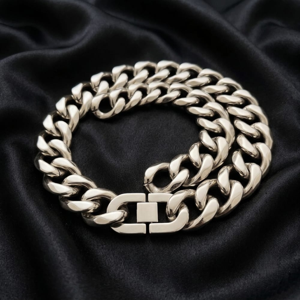 Polished Silver Chain