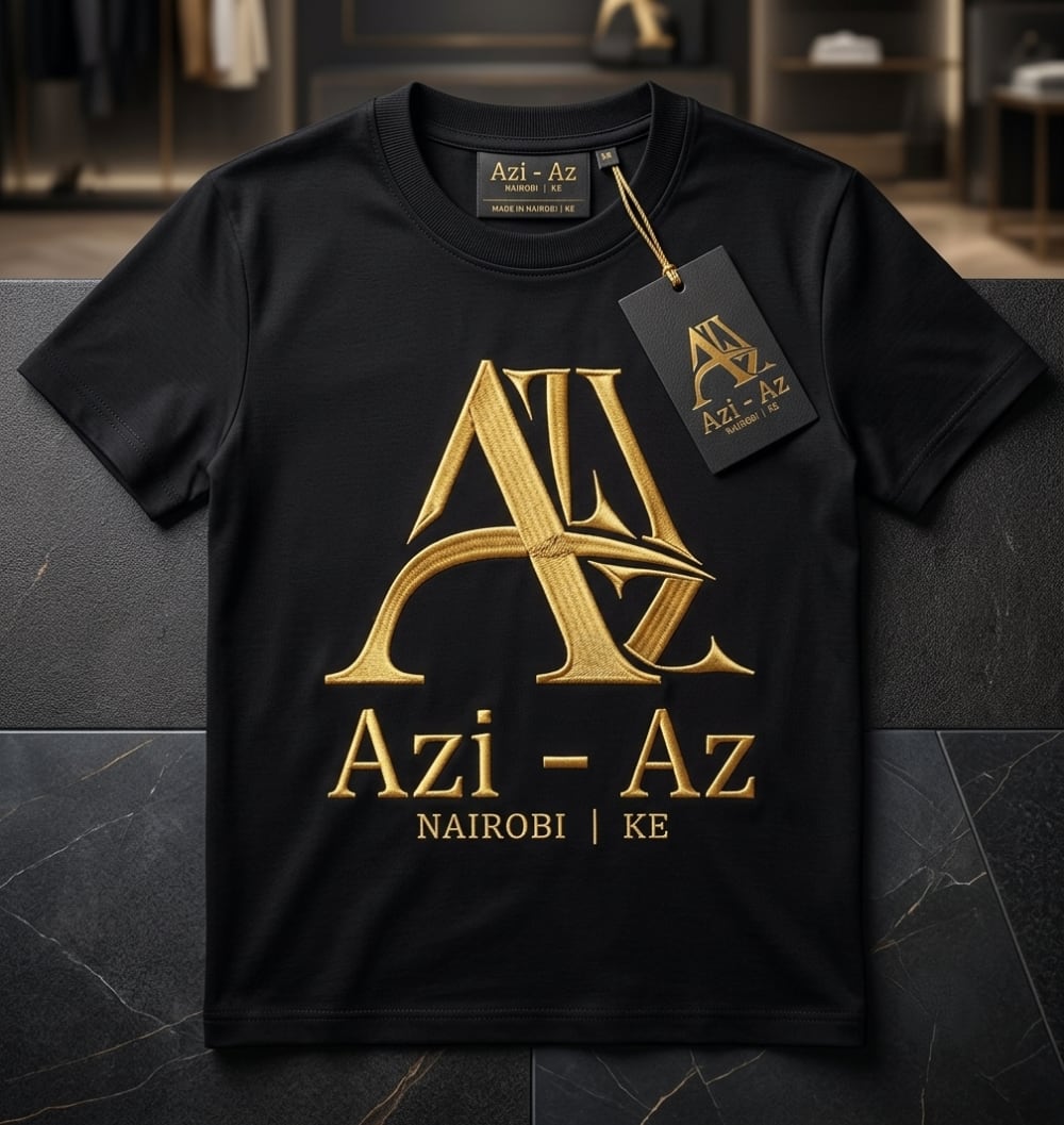 Azi-Az Signature Tee Black