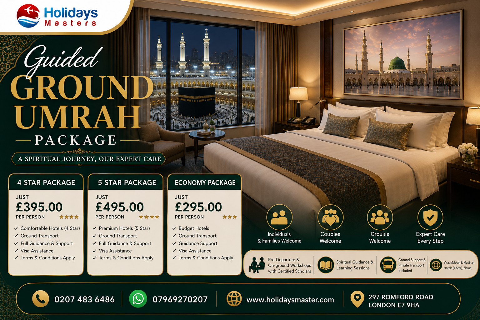 7 Nights Exclusive Ground Guided Umrah Package