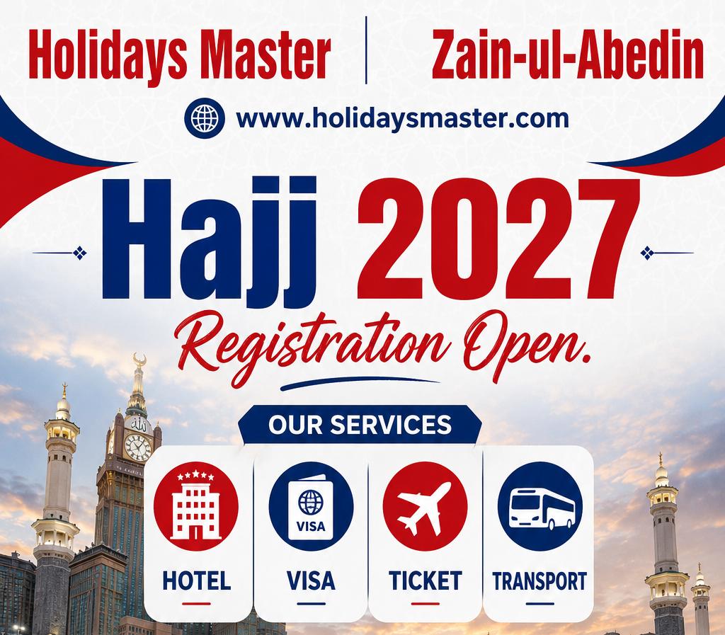 Hajj 2027 Registration Open
