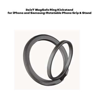 3sixT MagSafe Ring Kickstand for iPhone and Samsung-Rotatable Phone Grip & Stand