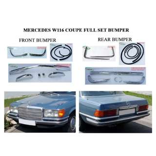 Mercedes W116 EURO Style (1972-1981) Bumpers