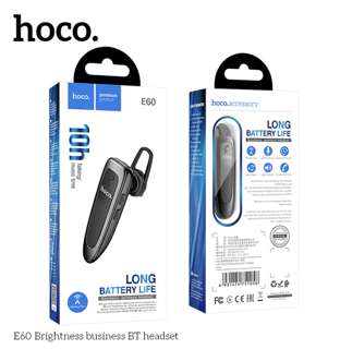 Bluetooth Earphone w/ 10 Hours (E60)