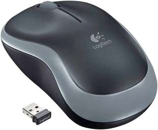 Logitech M185 Wireless Mouse Grey 2.4GHz USB Optical Mouse for PC & Laptop