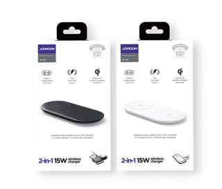 Fast Wireless 2-in-1 Charing Pad for iPhone, Apple Watch (JR-A26)