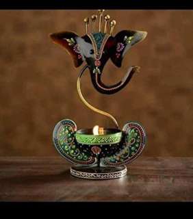 Ganesh Ji Tea Light Candle Holder