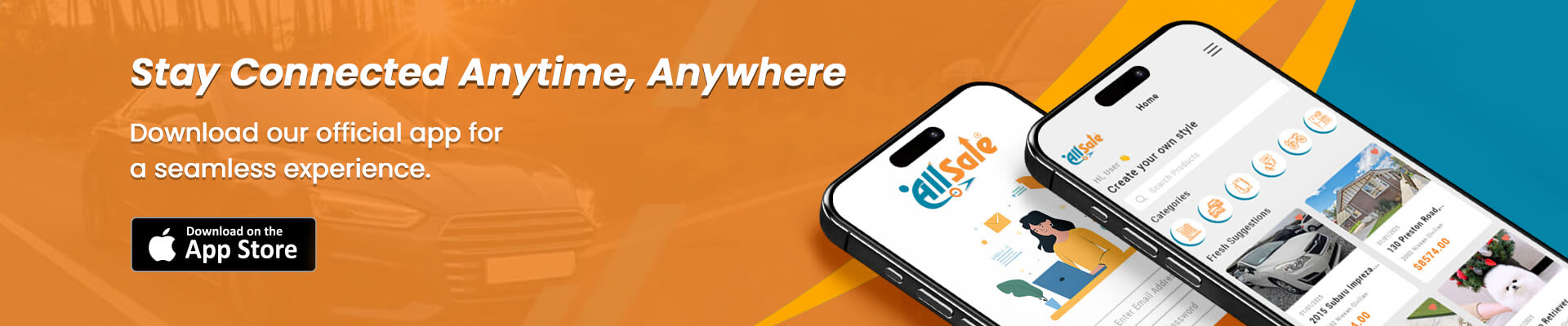 Stay Connected Anytime, Anywhere — Get the AllSale app on the App Store